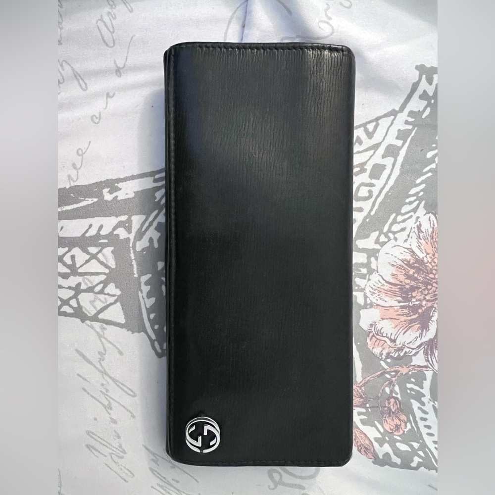 Gucci Black Leather Card Holder